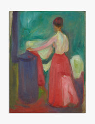 Edvard Munch, Nude with Red Skirt Art Print - Unframed