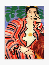 Matisses Vibrant Muse Art Print - Unframed