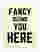 Fancy Greeting Statement Art Print - Unframed