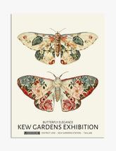 Morris Butterfly Elegance Art Print - Unframed