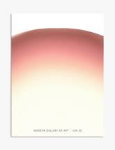 Blush Horizon Glow Art Print - Unframed
