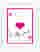 Lucky Girl Ace Card Art Print White