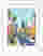 Pastel Las Vegas Cityscape Art Print - White