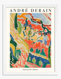 André Derain Vibrant Collioure Art Print - White