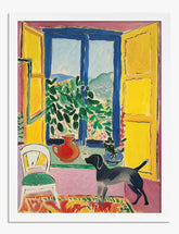 Matisse Sunny Window Scene Art Print - White