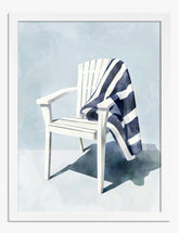 Coastal Comfort Art Print - White