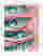Sardines on Blush Art Print - White