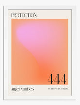 Angel Aura 444 Art Print - White