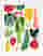Fresh Market Veggies Art Print - White
