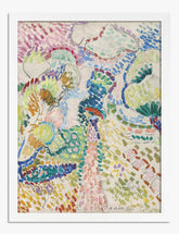Matisses Colorful Escape Art Print - White