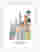 San Francisco Skyline Charm Art Print - White