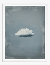 Soft Focus Cloud Art Print - White