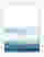 Serene Blue Hues Art Print White
