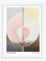 Hilma af Klint: The Dove Art Print - White