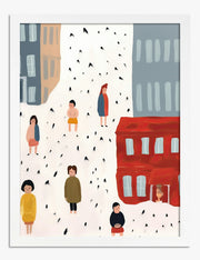 Londoner skurrile Kunstdrucke