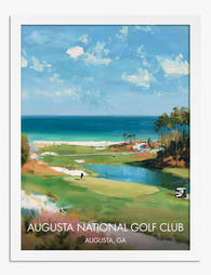Augusta National Serenity Art Print - White