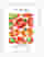 Modern Tomato Slice Art Print White
