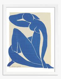 Blue Nude by Henri Matisse Art Print - White
