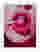 Candy Crush Lips Art Print White