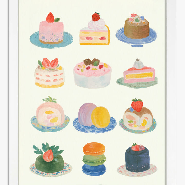 Pastries Art Prints