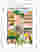 Romes Vibrant Market Art Print - White