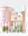 Pastel City View Art Print - White