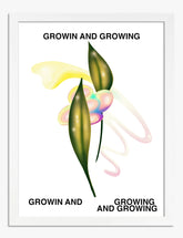 Growing Forward Art Print - White
