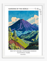 Serene Bromo Vista Art Print - White