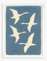 Soaring Serenity Art Print - White