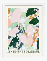 Botanical Whimsy Art Print - White