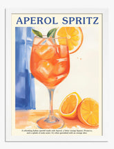 Citrus Spritz Delight Art Print - White