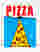 Pizza Parody Delight Art Print - White