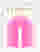 Pink Bauhaus Curve Art Print - White