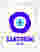Santorini Evil Eye Art Print - White
