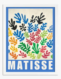 Matisse Color Cut-Outs Art Print - White