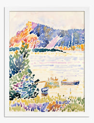 Henri Edmond Cross – Cap Negre Art Print - White