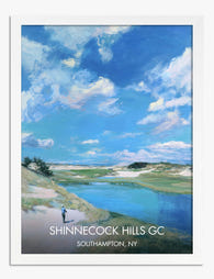 Shinnecock Hills Golf View Art Print - White
