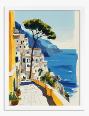 Amalfi Coast Impressionism Art Prints