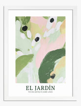 Lush Serenity Art Print - White