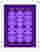 Bauhaus Purple Geometry Art Print - White