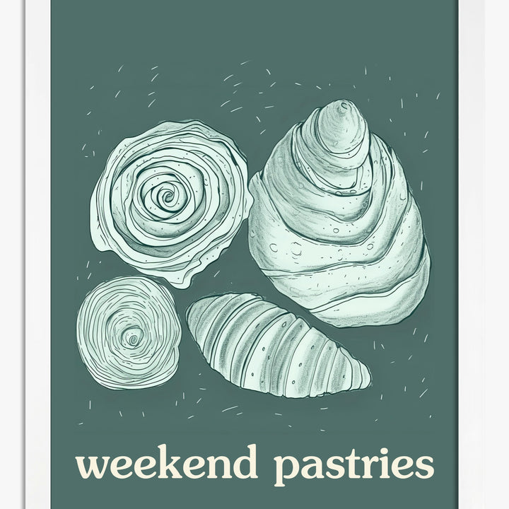 Pastries Art Prints