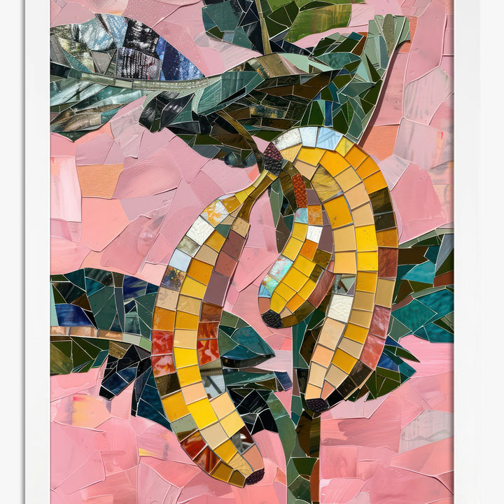 Konsttryck med bananer