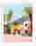 Pastel Palm Springs Vibe Art Print - White