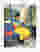 Urban Color Pop Commute Art Print - White