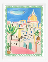 Puglia Dreamscape Art Print - White