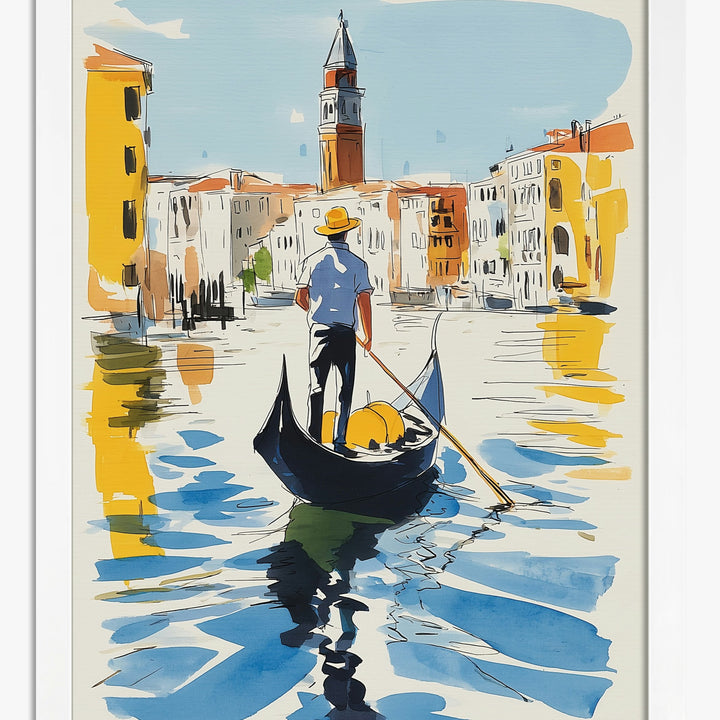 Impressionistische Venetië posters