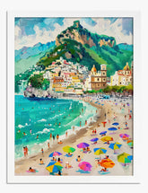 Coastal Bliss Art Print - White