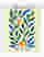 Botanical Paradise Cutout Art Print - White