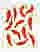 Spicy Red Pepper Pop Art Print - White