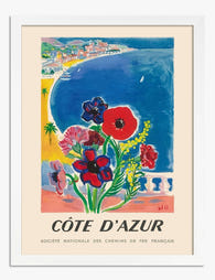 Côte dAzur by Matisse Art Print - White